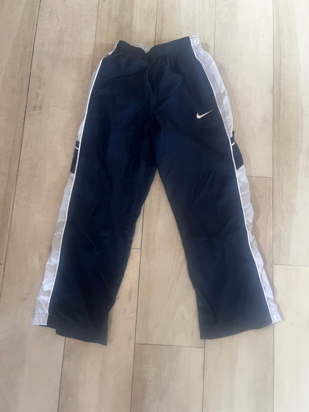 Nike Black and White Boys' Soccer-Style Sweatpants